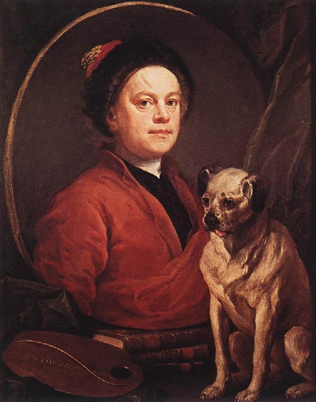 HOGARTH, William The Painter and his Pug f